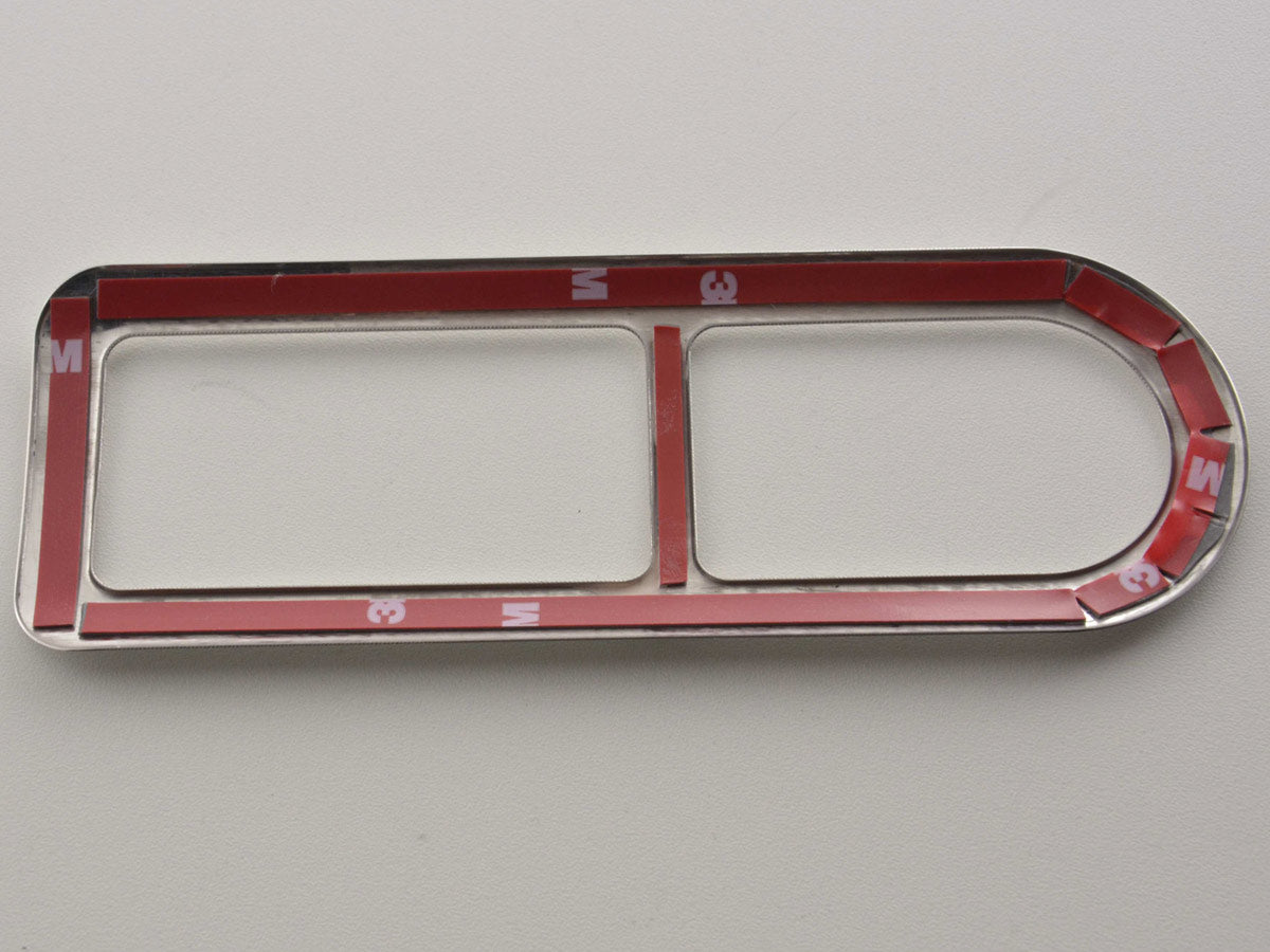 Door handle frame chrome inside VW Polo (Type 9N) 01-05, stainless steel