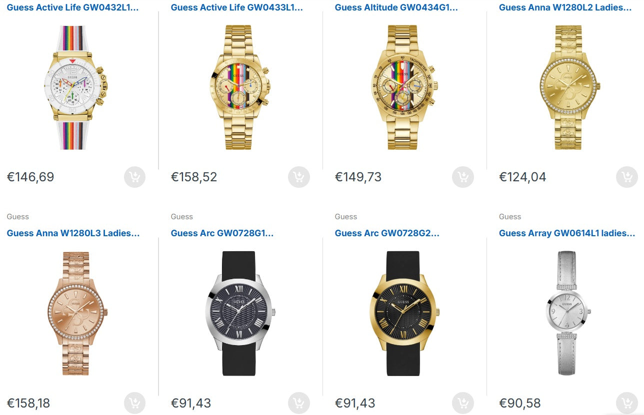 Watches Premium brand ORIENT, Guess, Gant, Police and others